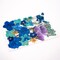 30-Piece Dried Pressed Flowers for Crafts – Ocean Blue Real Flowers & Leaves for Resin, Jewelry, Candle, Soap, Bookmarks, Phone Cases & DIY Projects (Ocean Blue)